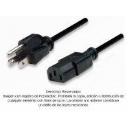 Cable eléctrico de energía para PC o monitor 15 m